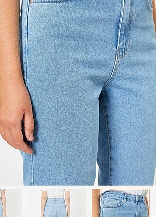31 Beden mavi Renk Koton Mom jeans