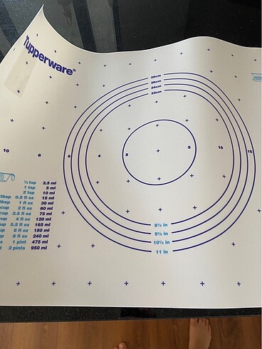 Tupperware hamur açma matı