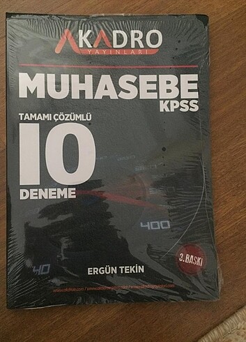 KPSS Muhasebe Deneme