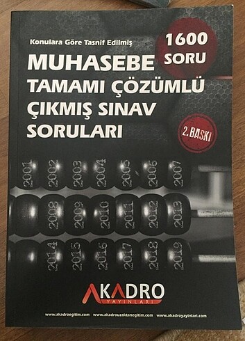 Muhasebe Çözümlü Çıkmış Sorular 