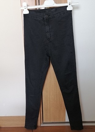 Addax yüksek bel füme jean