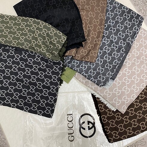 ORJİNAL GUCCİ YÜN ŞAL