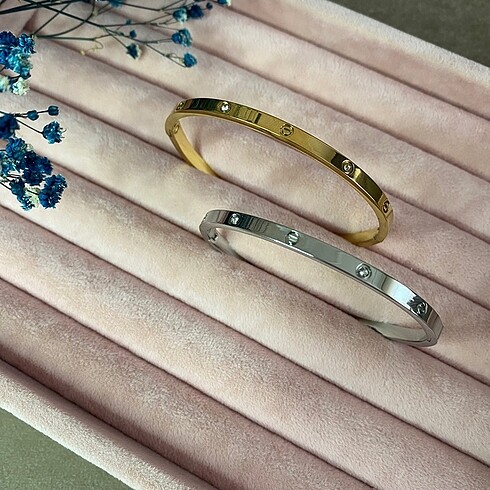 Cartier Model Taşlı Kelepçe
