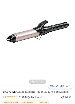 Baybliss 32 mm maşa 