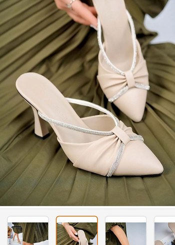 Gelin Terliği/Çeyiz Terliği/Abiye Terlik - Görsel 2