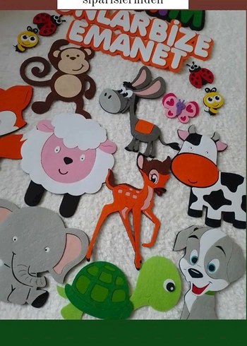 4 Ekim Onlar Bize Emanet Pano/ Hayvan Şekilleri - Görsel 2