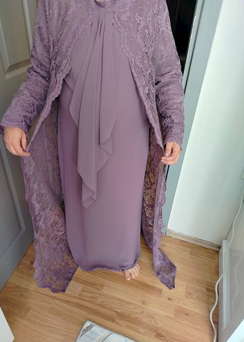 Büyük Beden Tesettür Abiye - Görsel 5