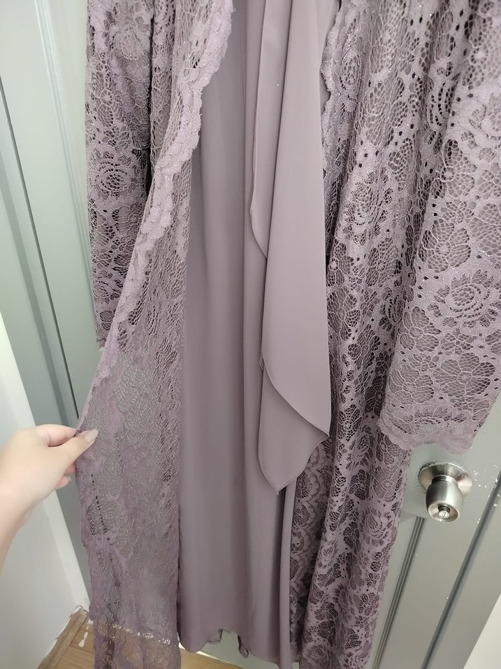 Büyük Beden Tesettür Abiye - Görsel 3