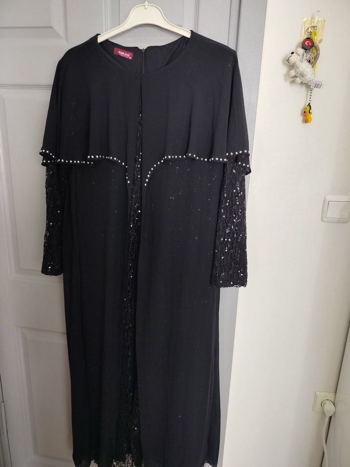 Büyük Beden Tesettür Abiye - Görsel 2