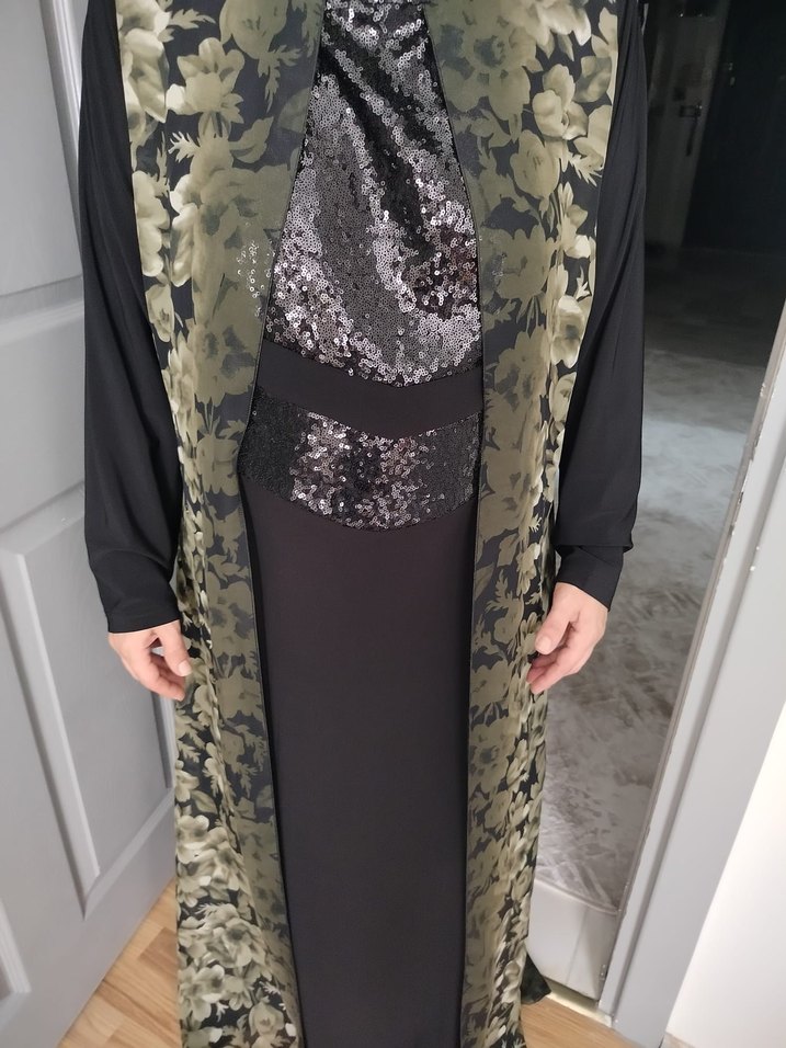 Büyük Beden Tesettür Abiye - Görsel 3