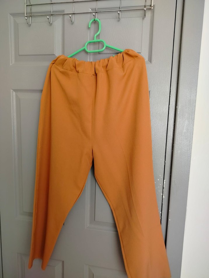 Bej Düğmeli Uzun Kadın Takım Elbise - Görsel 2