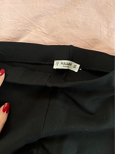 Pull and Bear Çizgili tayt