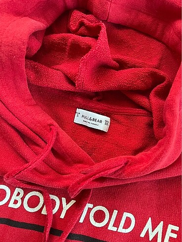 Pull and Bear Pull bear kırmızı sweat