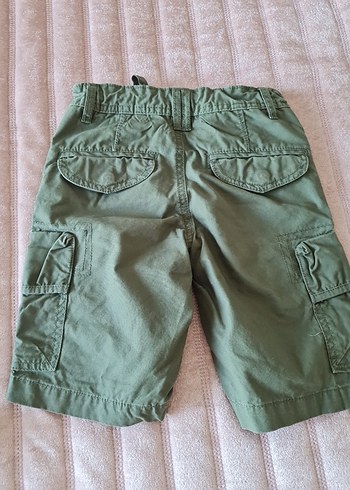 Erkek Çocuk Haki Kargo şort. 4-5 yaş - Görsel 2
