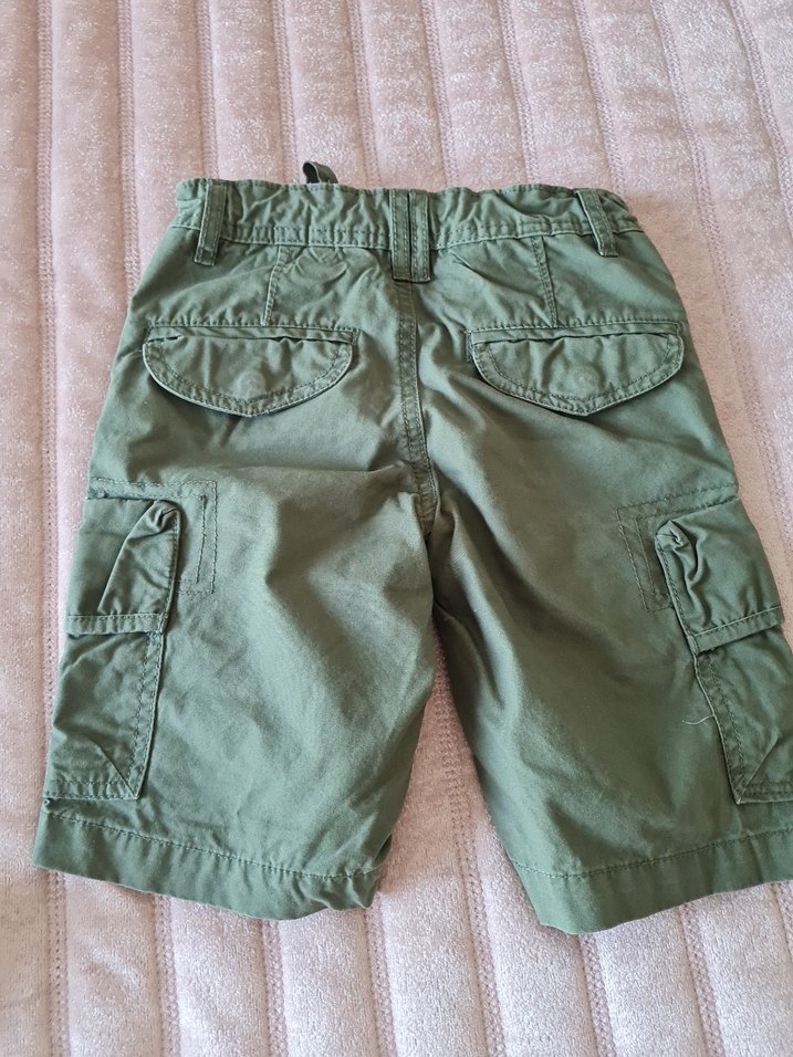 Erkek Çocuk Haki Kargo şort. 4-5 yaş - Görsel 2