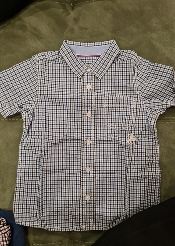 2 adet gömlek  Chicco kısa ve uzun kollu  - Görsel 2