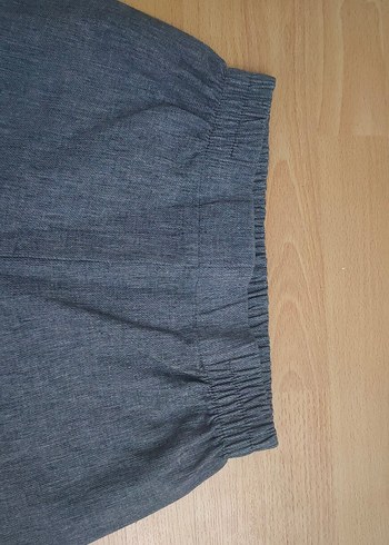 Diğer Gri Kadın Denim Kumaş Pantolon