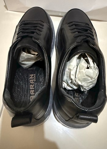 Siyah Bağcıklı Erkek Günlük Spor Ayakkabı - Görsel 6