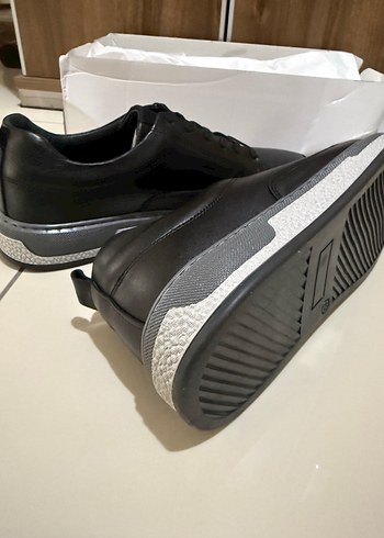 Siyah Bağcıklı Erkek Günlük Spor Ayakkabı - Görsel 7