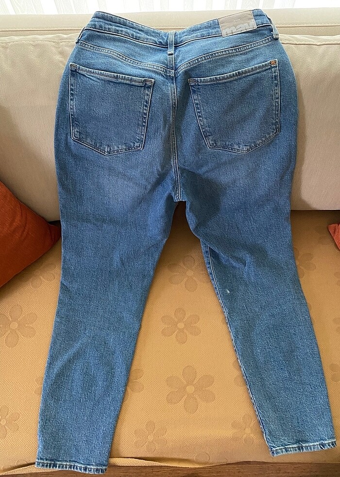 Mavi jesns kot pantolon - Görsel 4