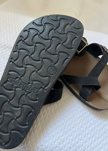 Bej Süet Tokalı Dolgu Topuk Terlik - Görsel 2