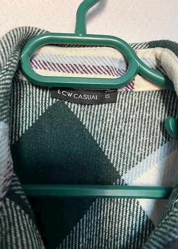 Gri Ekose Düğmeli Kadın Gömlek - Görsel 2