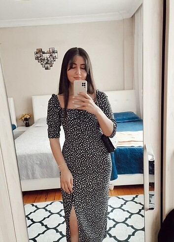 36 Beden siyah Renk Elbise