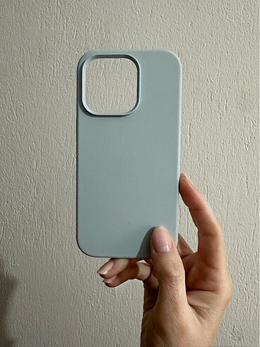 iPhone 14 Pro Açık Mavi Silikon Kılıf