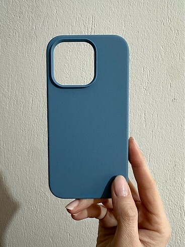 iPhone 14 Pro Mavi Silikon Kılıf