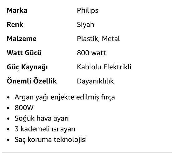 Beden Renk Philips Saç Şekillendirme ve Kurutma Seti
