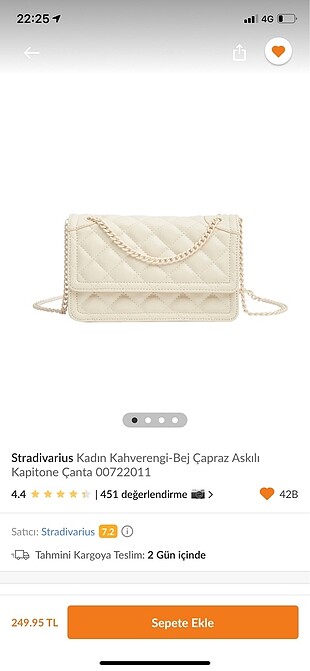 STRADIVARIUS BAGET ÇANTA