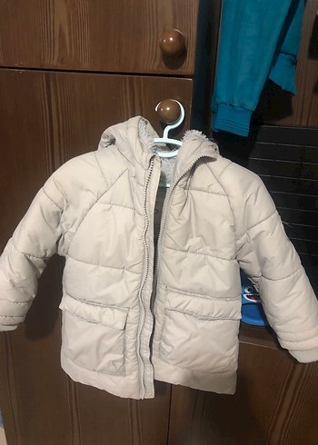 Gri Erkek Çocuk Fermuarlı Kaban - Görsel 3