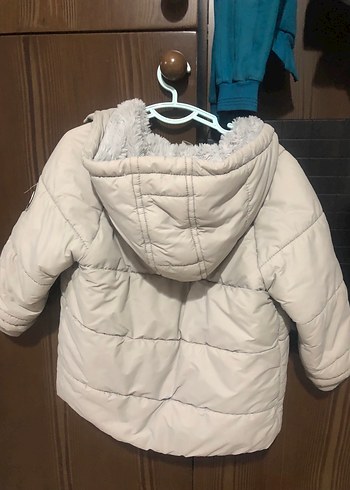 Gri Erkek Çocuk Fermuarlı Kaban - Görsel 5