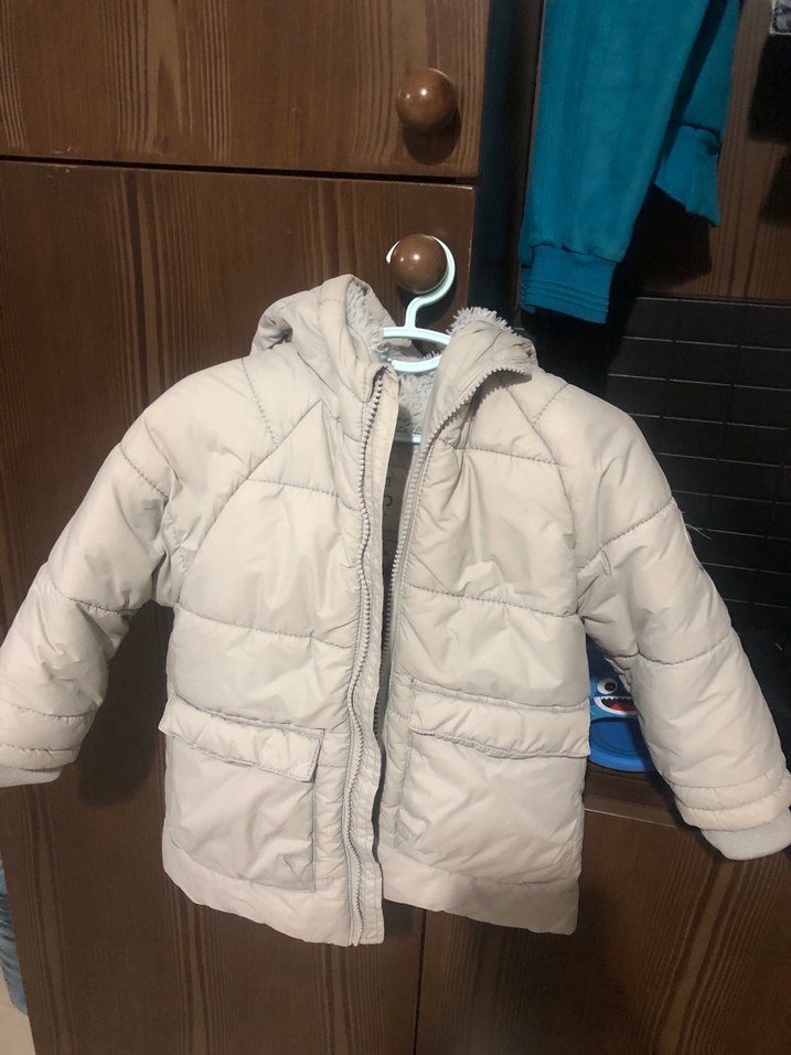 Gri Erkek Çocuk Fermuarlı Kaban - Görsel 3