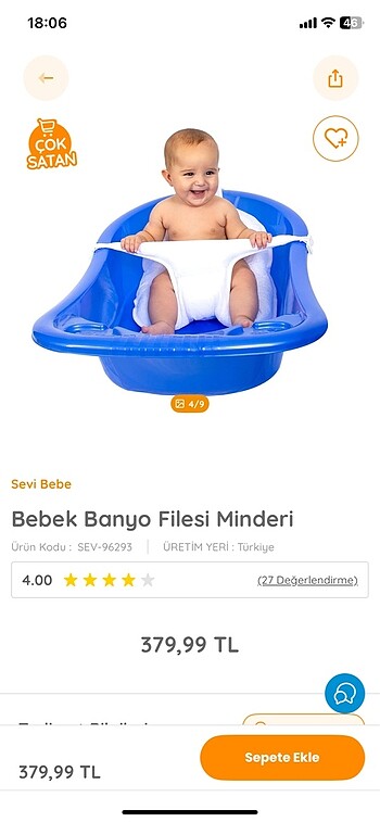 Bebek banyo filesi minderi - Görsel 8