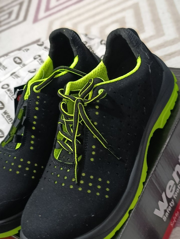 Renkli Yeşil Erkek iş Ayakkabı - Görsel 2