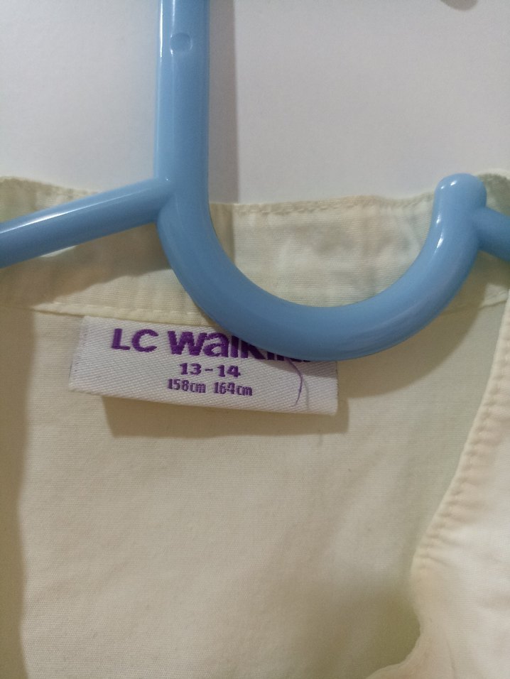 Beyaz Düğmeli Kısa Kollu Pamuklu çocuk Gömlek - Görsel 2