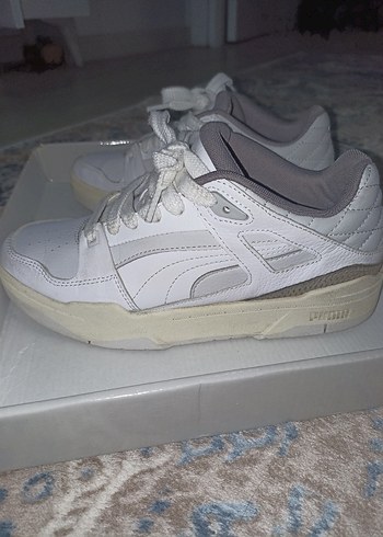 puma beyaz Bağcıklı Kadın Spor Ayakkabısı - Görsel 5