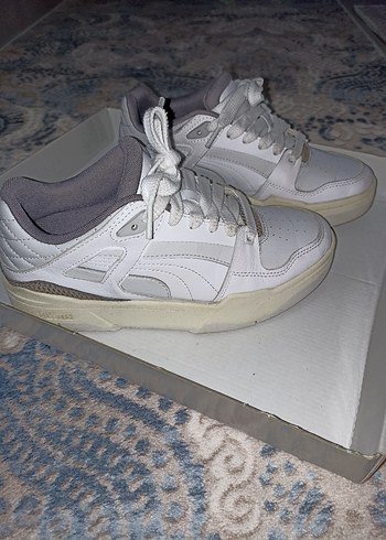 puma beyaz Bağcıklı Kadın Spor Ayakkabısı - Görsel 9