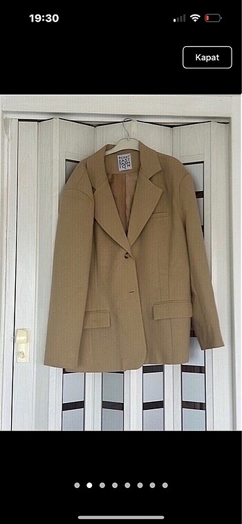Diğer Herşeyle kombinlenen sıfır uzun blazer ceket