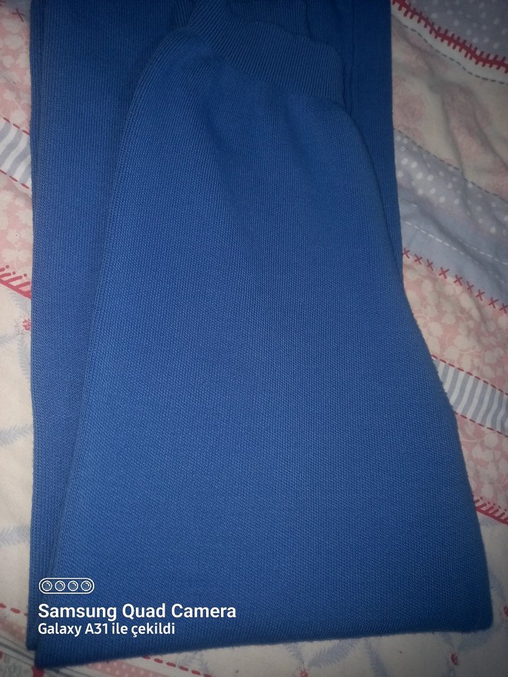 Uzun Kollu Mavi Kadın Triko takım - Görsel 4