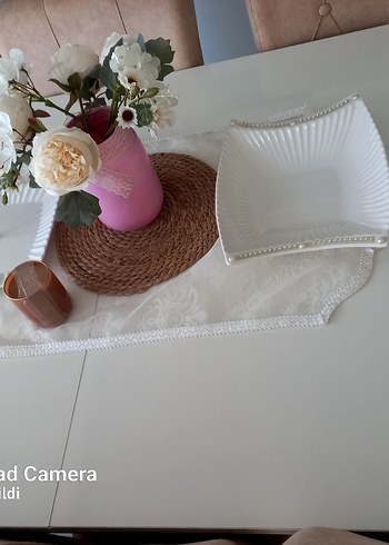 Ikea Pastel Pembe Dekoratif Vazo
