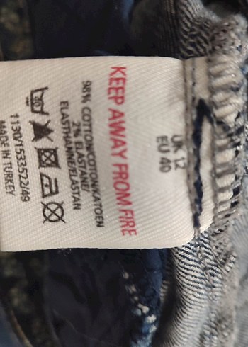 Kadın Koyu Mavi Kot Şort - Görsel 4