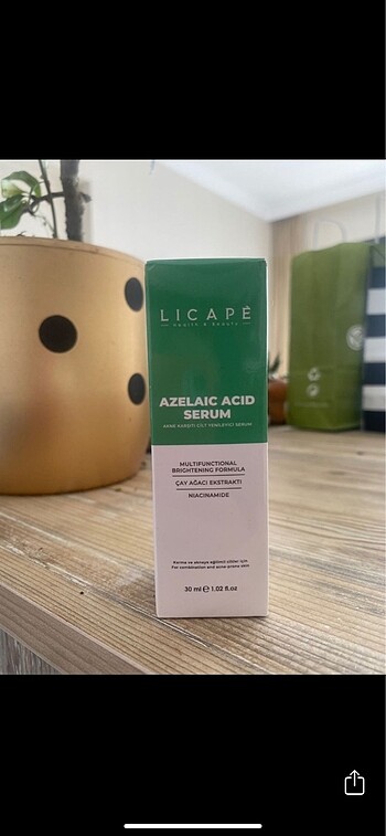 Licape Azelaik Asit Serum 30ml