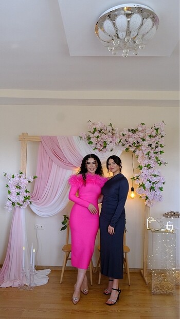 DEEP ATALİER OTRİŞ DETAYLI NİŞAN ELBİSESİ - Görsel 6