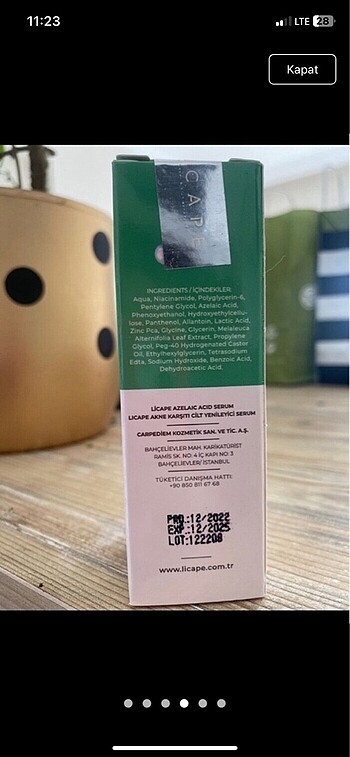 Licape Azelaik Asit Serum 30ml - Görsel 4