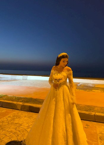 Özel Dikim Dantel İşlemeli Gelinlik - Görsel 3