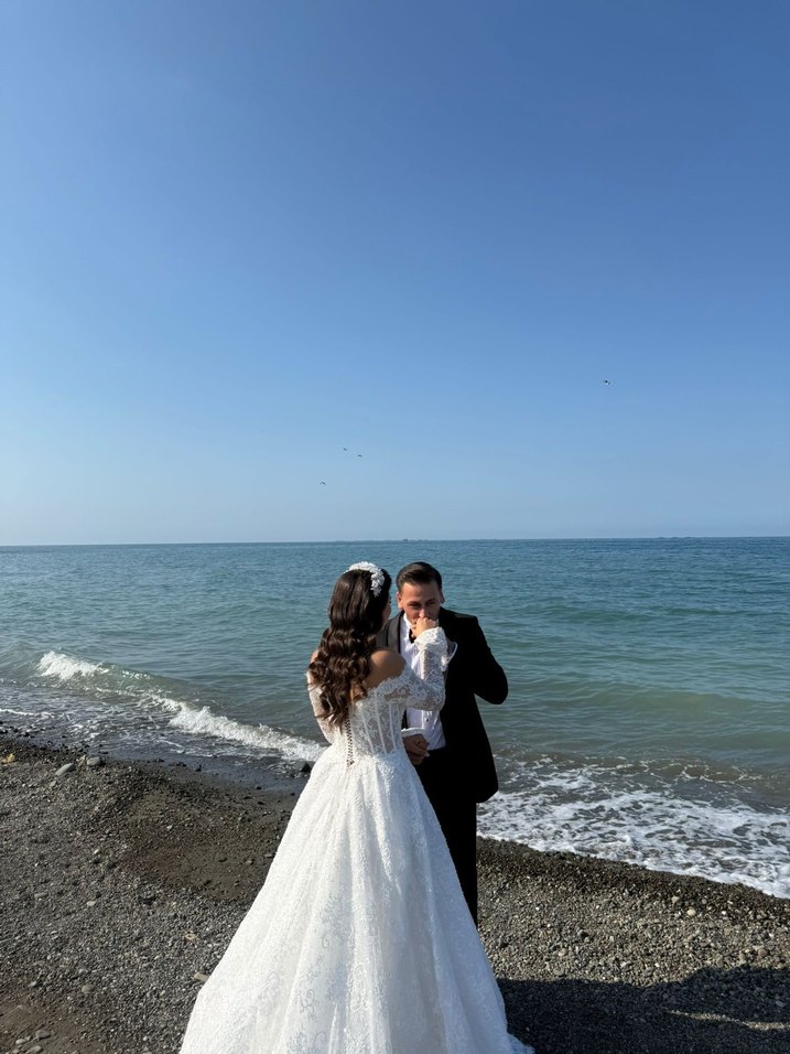 Özel Dikim Dantel İşlemeli Gelinlik - Görsel 5