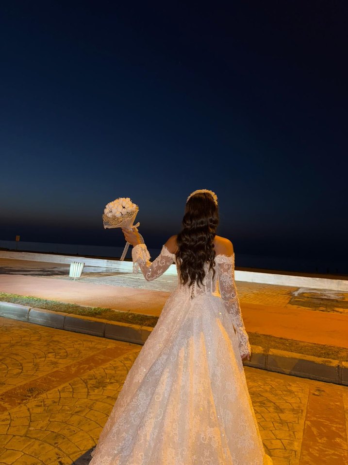 Özel Dikim Dantel İşlemeli Gelinlik - Görsel 4