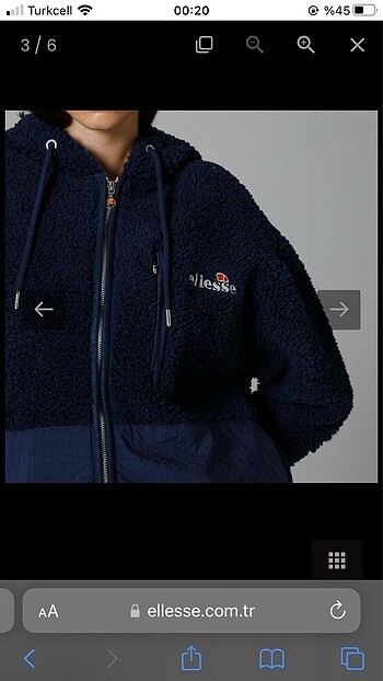 xs Beden Ellesse kapüşonlu ceket